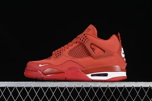 All categories Air Jordan Jordan series basketball shoes Air Jordan 4 cost-effective version Nigel Sylvester x Air Jordan 4 OG "Brick By Brick" AJ4 Joe 4 orange brown HF4340-800